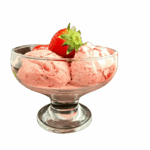 Strawberry ice cream