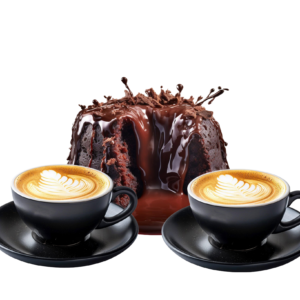 Coffee with Molten Lava