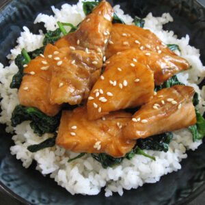 Fish Tiryaki W-Rice
