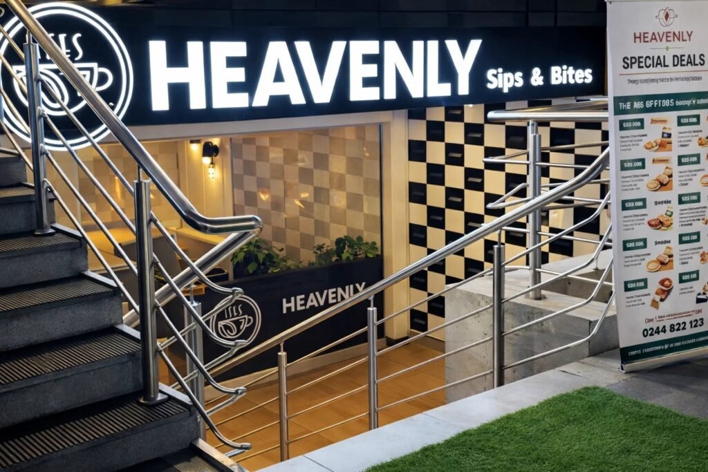 Heavenly Sips and bites Location
