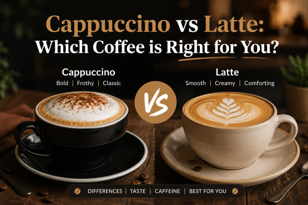 Cappuccino vs Latte
