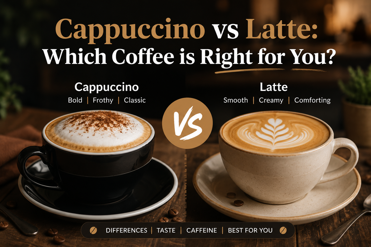 Cappuccino vs Latte